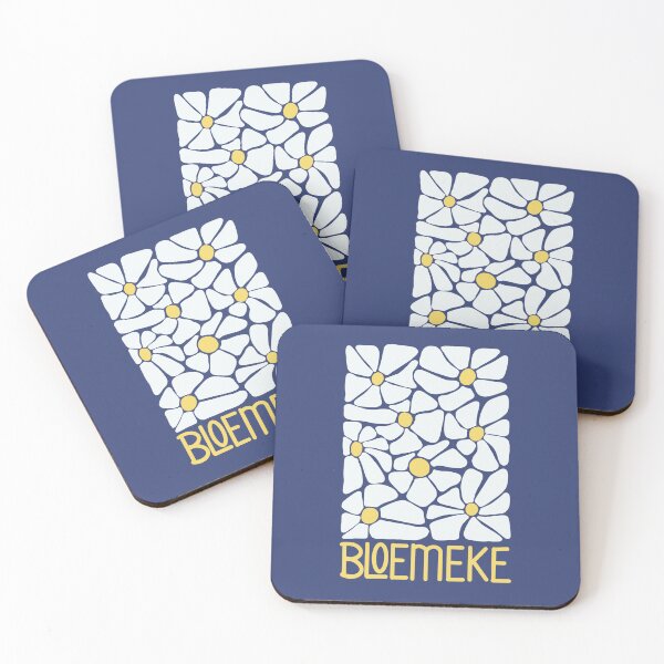 Item preview, Bloemeke, a Dutch floral design, starry night dark blue designed and sold by Gwebbel.