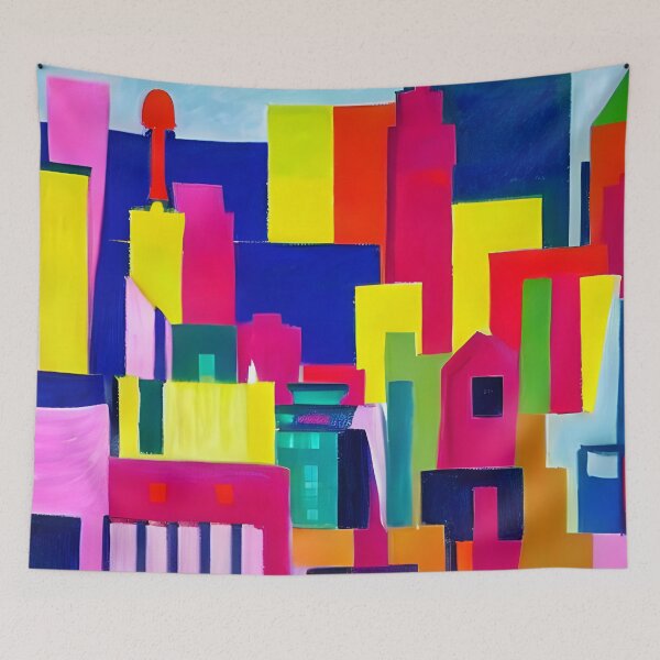 Item preview, Skyline in the style of famous art No. 6 designed and sold by CRAFTER-MEDIA.