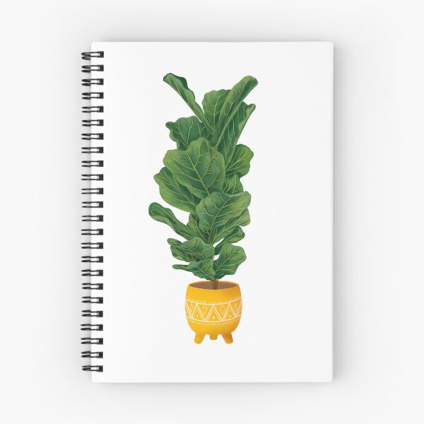Item preview, Fiddle Leaf Fig in yellow polka dot planter designed and sold by Ana Moguš.