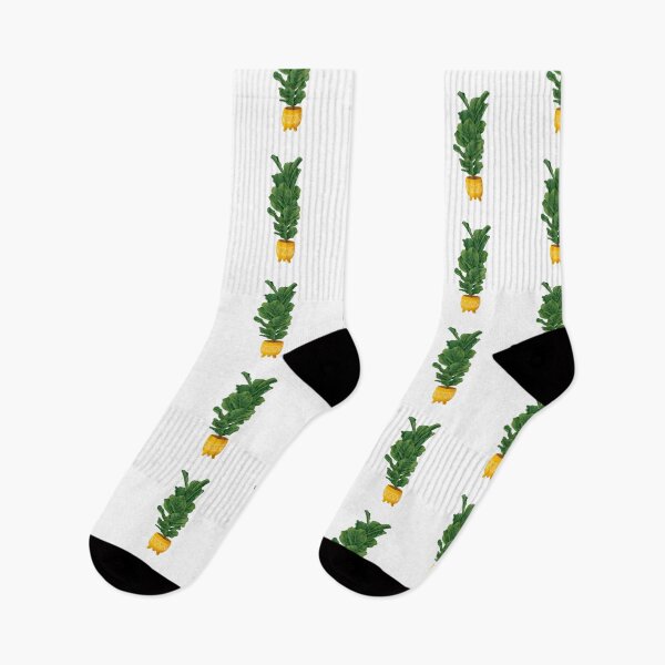 Item preview, Fiddle Leaf Fig in yellow polka dot planter designed and sold by Ana Moguš.