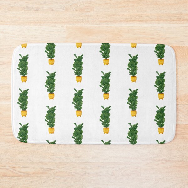 Item preview, Fiddle Leaf Fig in yellow polka dot planter designed and sold by Ana Moguš.