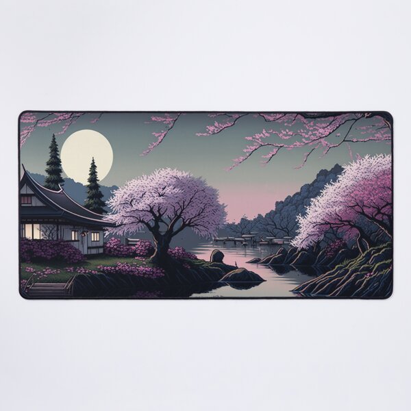 Item preview, Springtime Sakura & Japanese Minka designed and sold by gullettm.