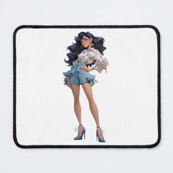 Item preview, Dark Blue-haired girl in dresses designed and sold by mooonstyle.