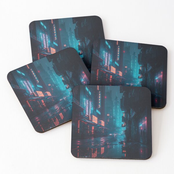 Item preview, Cyberpunk Futuristic Streets designed and sold by wirelessjava2.