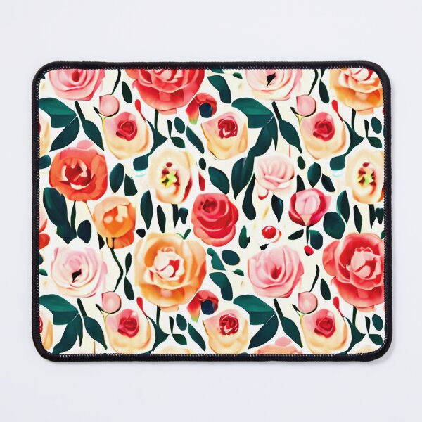 Item preview, Seamless Watercolor Juliet Roses Pattern designed and sold by Uday24.