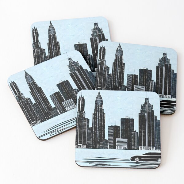 Item preview, Skyline in the style of famous art No. 1 designed and sold by CRAFTER-MEDIA.
