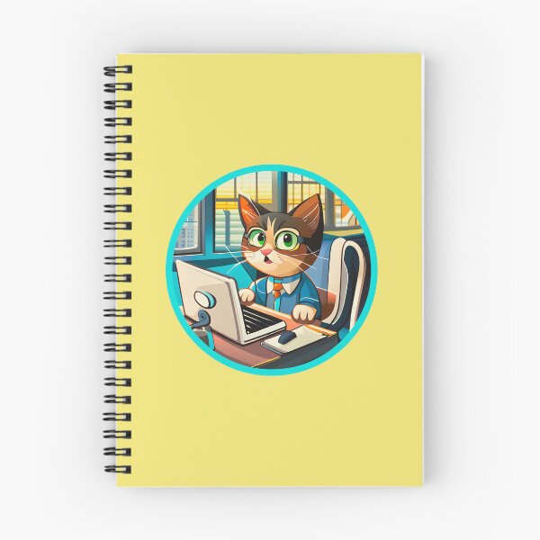 Item preview, programmer cat beep boop coding designed and sold by sadieillust.