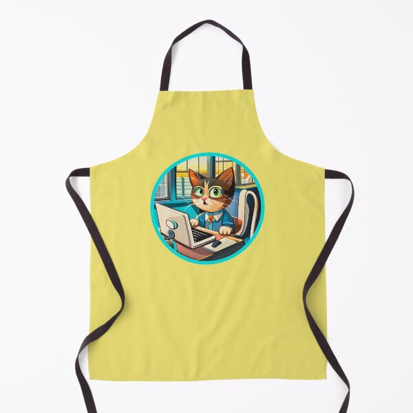 Item preview, programmer cat beep boop coding designed and sold by sadieillust.