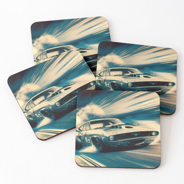 Item preview, Monochrome Muscle Car Design designed and sold by N1chePrints.