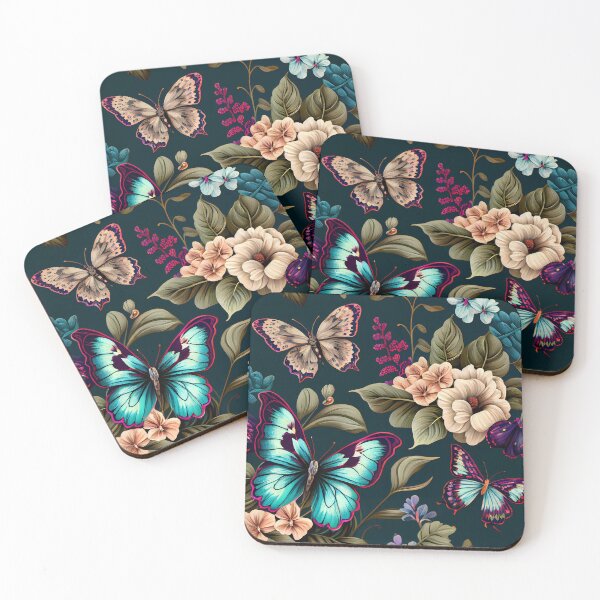 Item preview, Flowers and Butterflies Pattern designed and sold by MTJ-Mushrooms.