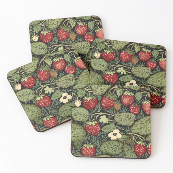 Item preview, Strawberry pattern 1 designed and sold by Red Witch Art.
