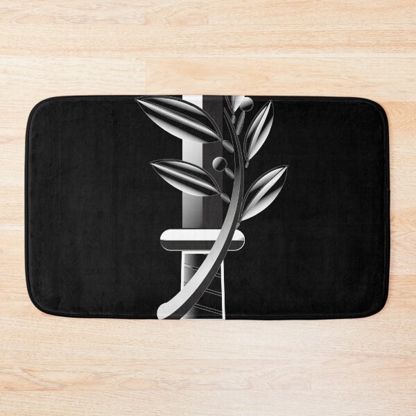 Item preview, Sword wrapped with olive branch. The symbol of Haganah. Letters in Hebrew - "Haganah" designed and sold by me-Midbar.