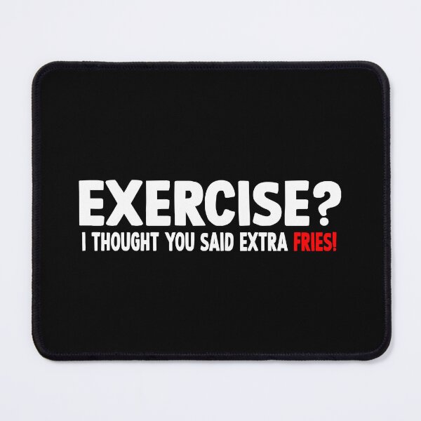 Item preview, Exercise funny text designed and sold by DopeDesign111.