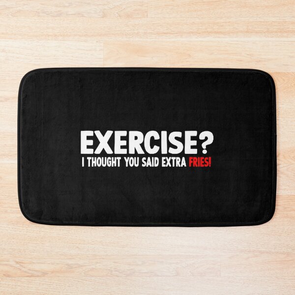 Item preview, Exercise funny text designed and sold by DopeDesign111.