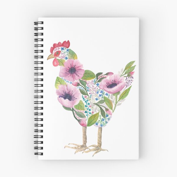 Item preview, Gallina floréale designed and sold by Maruns-design.
