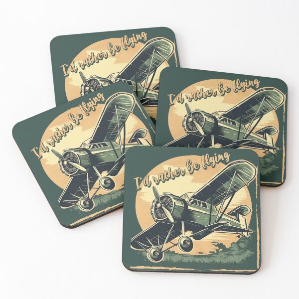 Item preview, I'd rather be flying aircraft for Pilots and Enthusiasts Flight Crew designed and sold by AviationArtists.