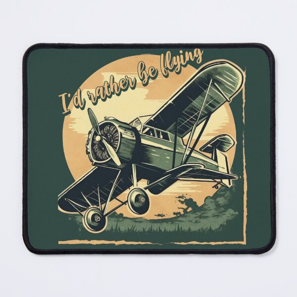 Item preview, I'd rather be flying aircraft for Pilots and Enthusiasts Flight Crew designed and sold by AviationArtists.