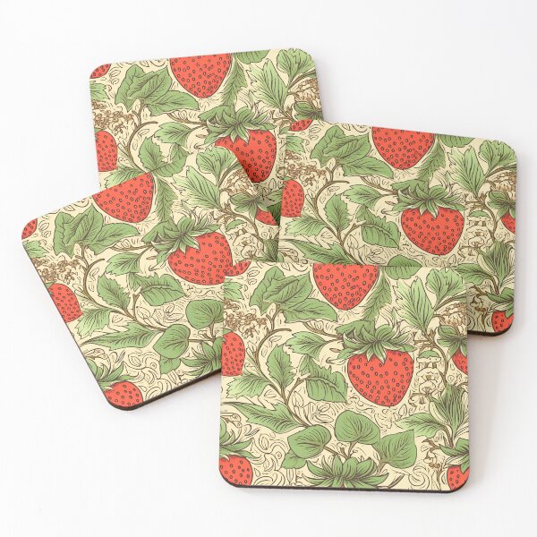 Item preview, Strawberry pattern 2 designed and sold by Red Witch Art.