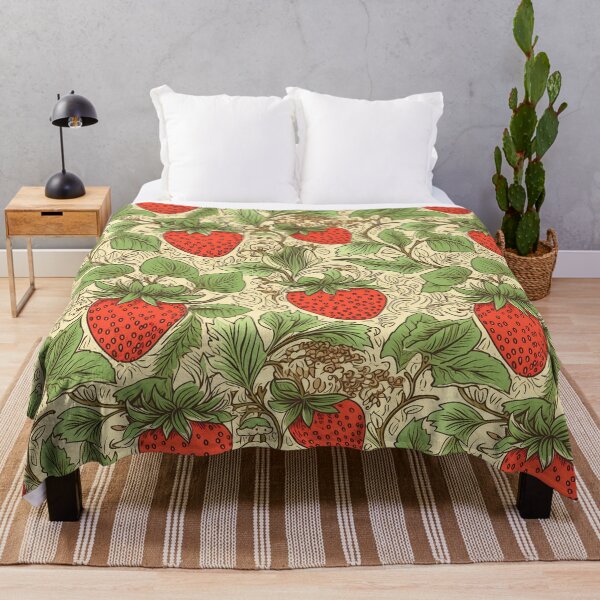 Item preview, Strawberry pattern 2 designed and sold by Red Witch Art.