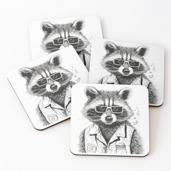 Item preview, The Curious Raccoon: An Experimental Lab Assistant designed and sold by Designs-By-Geli.