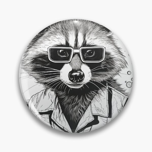 Item preview, The Curious Raccoon: An Experimental Lab Assistant designed and sold by Designs-By-Geli.