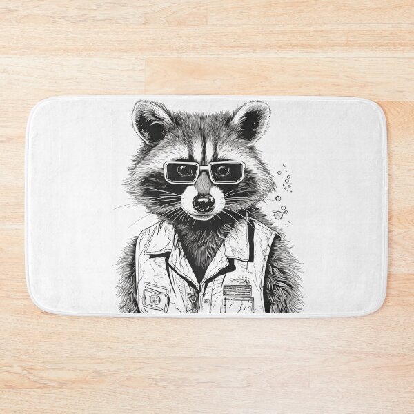Item preview, The Curious Raccoon: An Experimental Lab Assistant designed and sold by Designs-By-Geli.