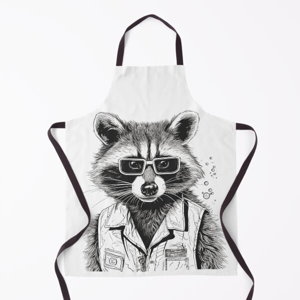 Item preview, The Curious Raccoon: An Experimental Lab Assistant designed and sold by Designs-By-Geli.