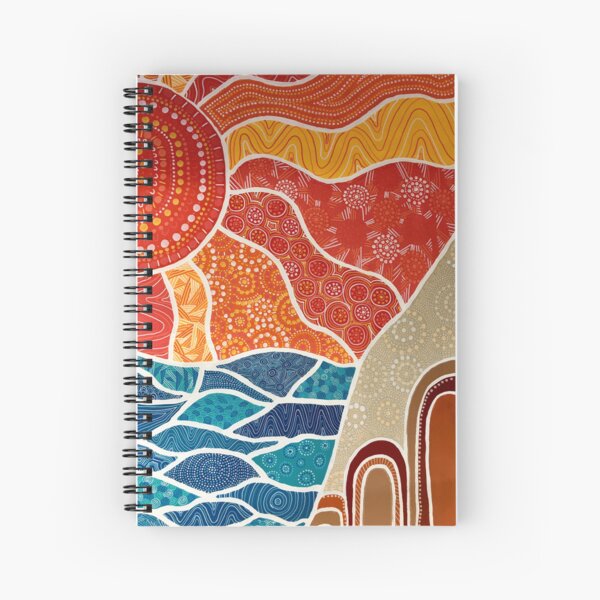 Item preview, Aboriginal Art ocean sunset designed and sold by Kehaan Lange-Mcguire.