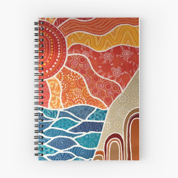 Item preview, Aboriginal Art ocean sunset designed and sold by Kehaan Lange-Mcguire.