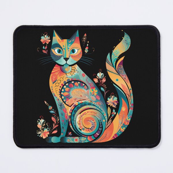 Item preview, Cat pattern! Colorful design! designed and sold by BrigitaArtShop.