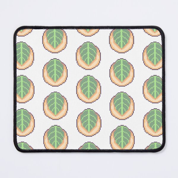 Item preview, Round Wagashi with Leaf Pixel Art designed and sold by Pixelification.