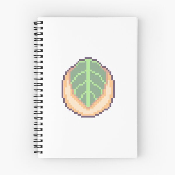 Item preview, Round Wagashi with Leaf Pixel Art designed and sold by Pixelification.