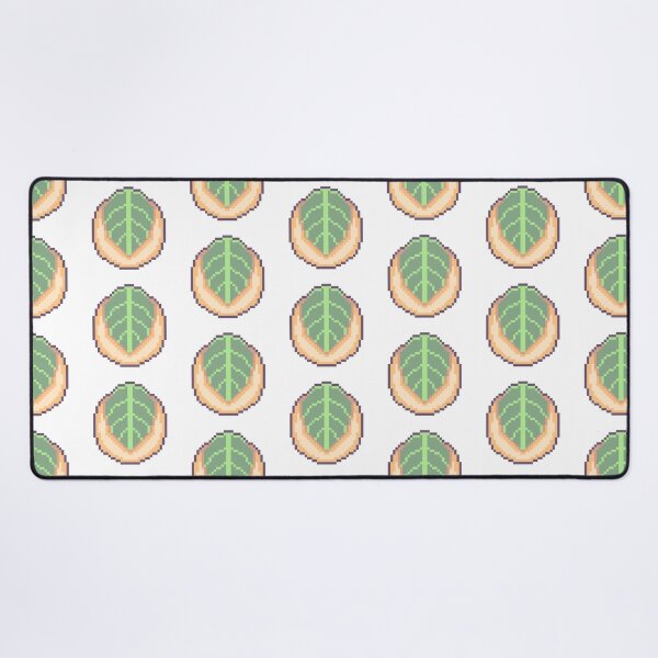 Item preview, Round Wagashi with Leaf Pixel Art designed and sold by Pixelification.