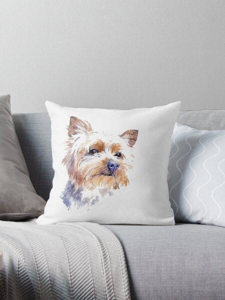 Item preview, Yorkshire Terrier Watercolor designed and sold by livpaigedesigns.