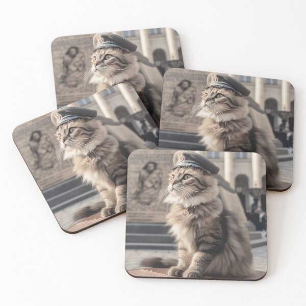 Item preview, Cat at a Historical Event designed and sold by JustinaLD.