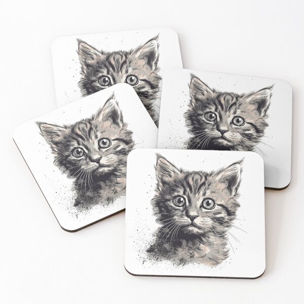Item preview, Curiosity Strikes: A Mischievous Kitten designed and sold by Designs-By-Geli.