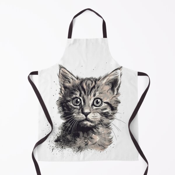 Item preview, Curiosity Strikes: A Mischievous Kitten designed and sold by Designs-By-Geli.