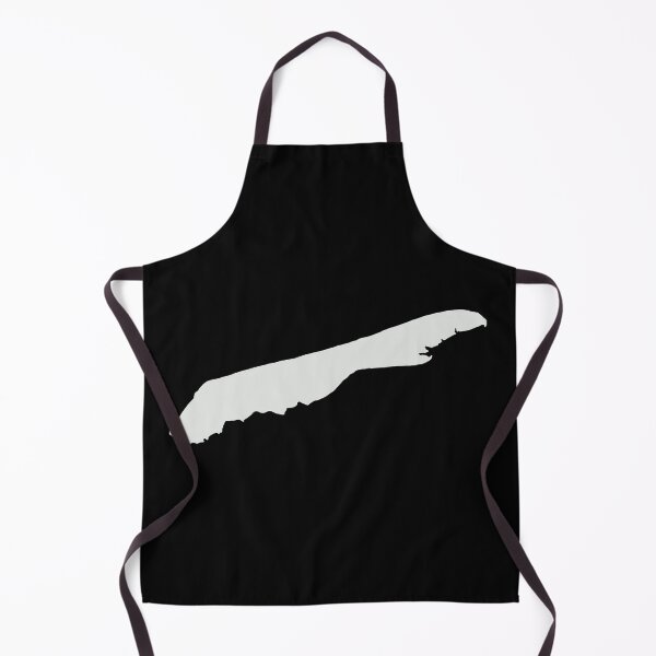 Item preview, Terschelling minimal silhouette, wit op zwart, white on black designed and sold by Cloudy-Island.