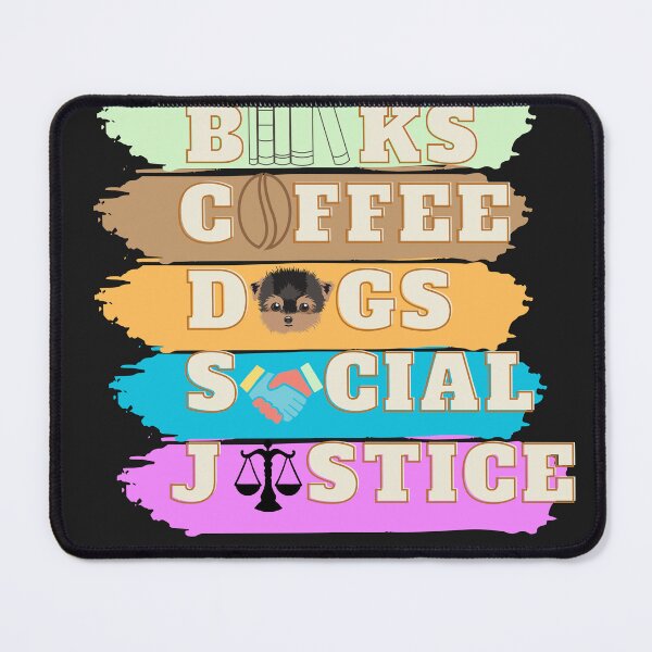 Item preview, Books And Coffee And Dogs And Social Justice designed and sold by shadowartsss.