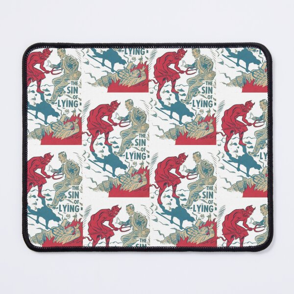 Item preview, Sin Of Lying Retro Design designed and sold by DukeGroovy.