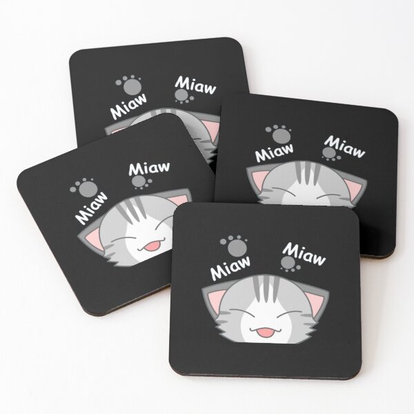 Item preview, Cute cat miaw designed and sold by TeePassion.