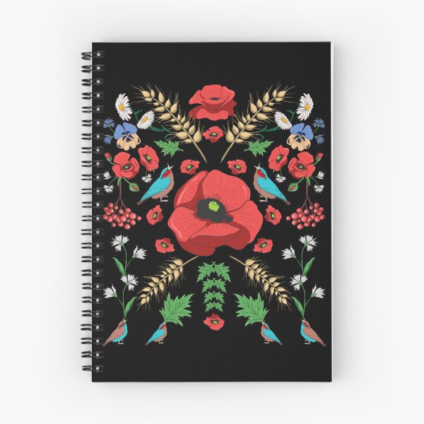 Item preview, Red Poppies & Birds Ukraine Floral Ukrainian Vyshyvanka designed and sold by r-silver.
