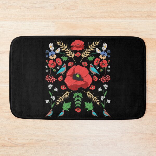 Item preview, Red Poppies & Birds Ukraine Floral Ukrainian Vyshyvanka designed and sold by r-silver.