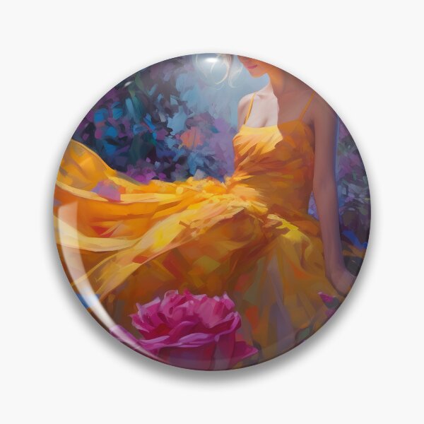 Item preview, Beautiful girl dancing in the garden designed and sold by Red Witch Art.