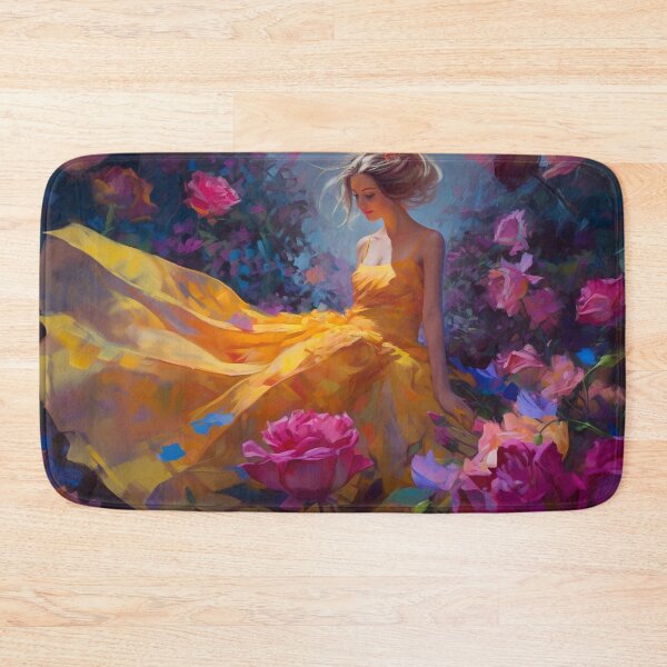 Item preview, Beautiful girl dancing in the garden designed and sold by Red Witch Art.