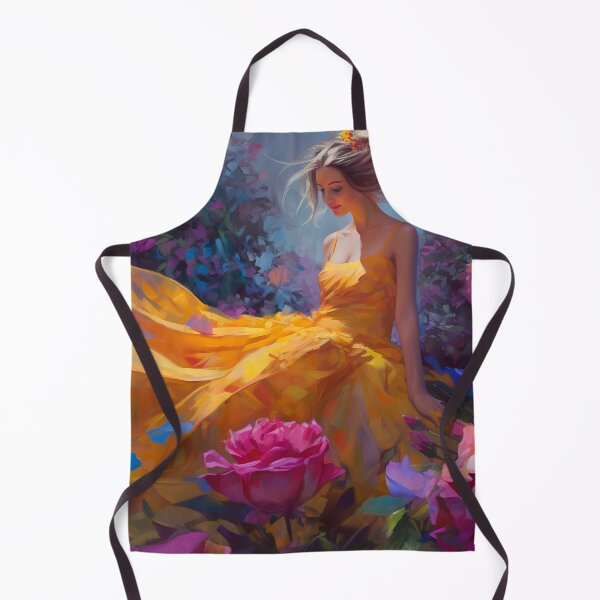 Item preview, Beautiful girl dancing in the garden designed and sold by Red Witch Art.