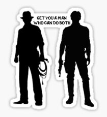 Harrison Ford - Get You a Man Who Can Do Both Sticker