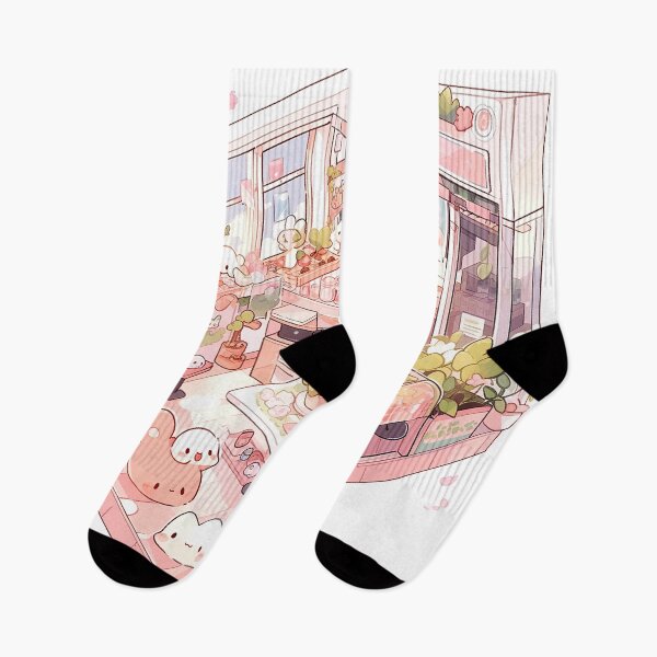 Item preview, Cute Chibi Anime Cafe designed and sold by HeartsandLines.