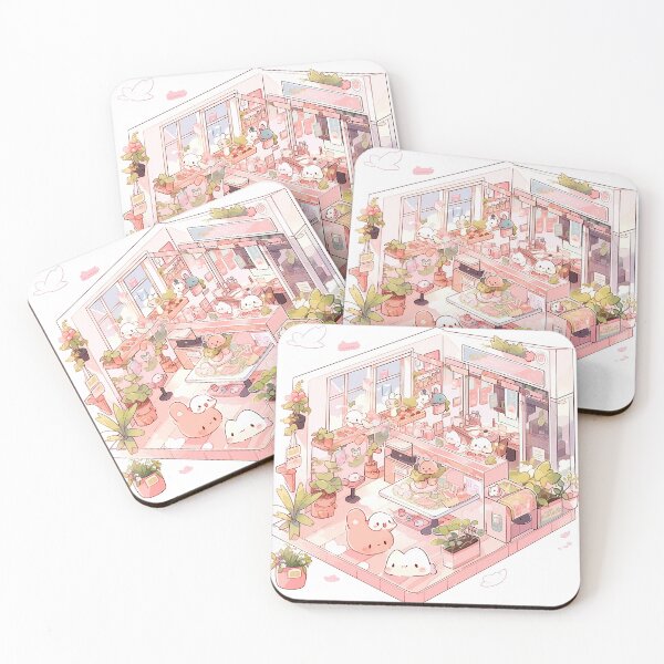 Item preview, Cute Chibi Anime Cafe designed and sold by HeartsandLines.