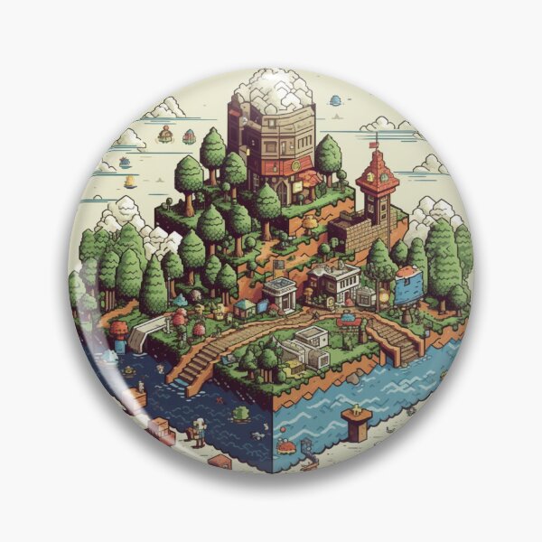Item preview, Retro Pixel World designed and sold by RobotBadGuy0.